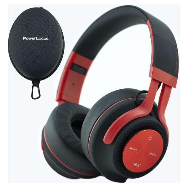 PowerLocus P3 draadloze Over-Ear Koptelefoon P3 Inklapbaar - Bluetooth - Met microfoon