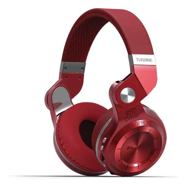 Bluedio T2 +, T2 Plus Turbine Draadloze Bluetooth-hoofdtelefoon met Mic / Micro SD-kaartsleuf / FM-radio