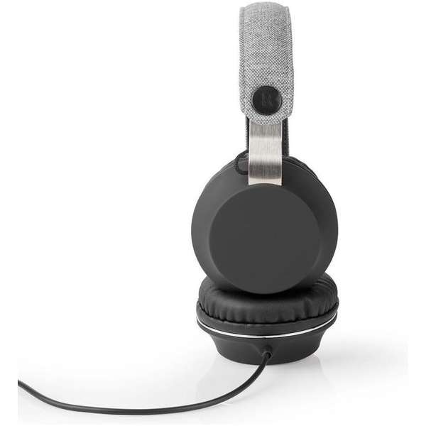 Nedis Bedrade Koptelefoon Met Geweven Stof Bekleed On-ear Audiokabel 1,2 M Grijs / Zwart Nedis Bedrade Koptelefoon Met Geweven Stof Bekleed On-ear Audiokabel 1,2 M Grijs / Zwart