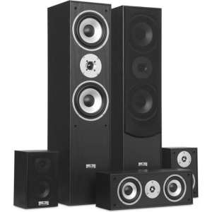 Surround luidsprekers boxenset thuisbioscoop 335W RMS zwart