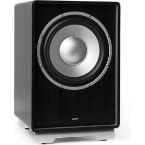 RetroSub - aktieve subwoofer 25,4 cm , geïntegreerde versterkermodule , meervoudig verstijfd, resonantiearme MDF-behuizing