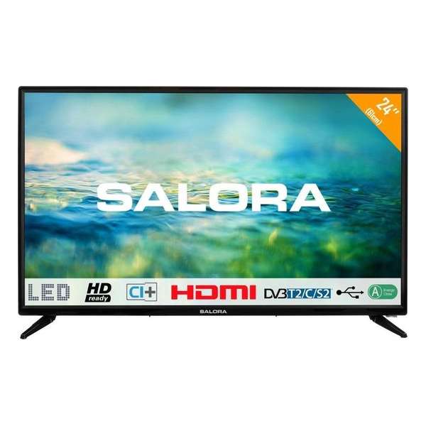 Salora 2100 series 24LTC2100 tv 61 cm (24'') HD Zwart