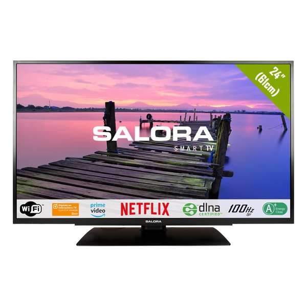 Salora 24HSB2704 - Televisie - LED -  HD - 24 Inch - Smart - Netflix - Youtube - Wifi
