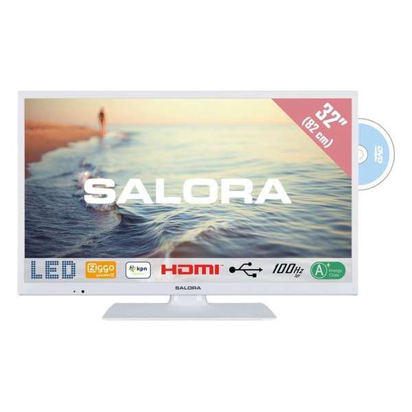 Salora 32HDW5015 - Televisie - LED - 32 Inch - HD - Ingebouwde DVD speler - HDMI - USB