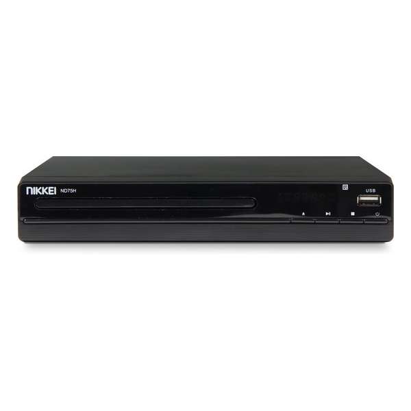 Nikkei ND75H - DVD speler met Full HD-upscaling, HDMI en USB-poort (22,5 cm)
