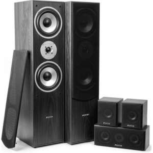 Fenton Thuis bioscoop speaker systeem - Zwart - 5 delig