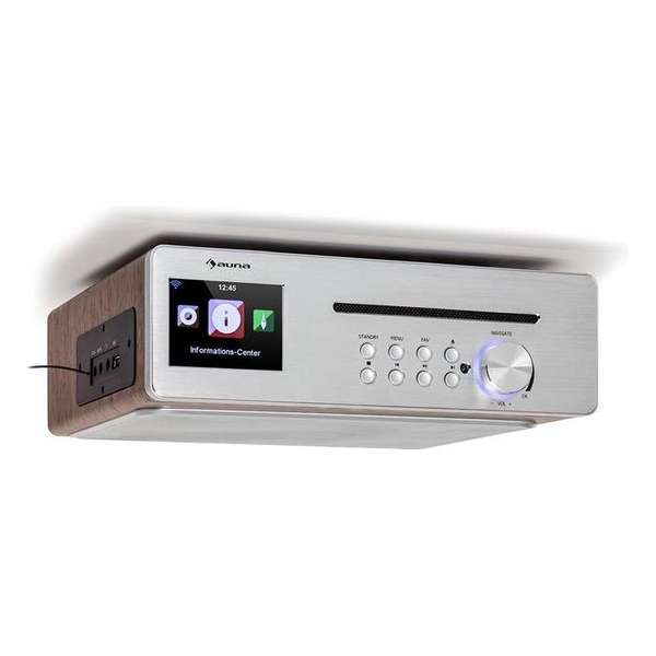 Silverstar Chef keukenradio met CD speler Bluetooth USB internet , DAB+ en FM-radiotuner Silverstar Chef keukenradio met CD speler Bluetooth USB internet , DAB+ en FM-radiotuner