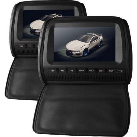 hoofdsteun dvd speler set 2x