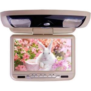 9-inch digitale hoofdsteun dvd speler crème