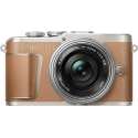 Olympus PEN E-PL9 + EZ-M 14-42 EZ - Bruin/Zilver