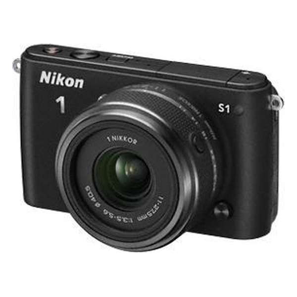Nikon 1 S1 + 1 NIKKOR VR 11-27.5mm - Systeemcamera - Zwart