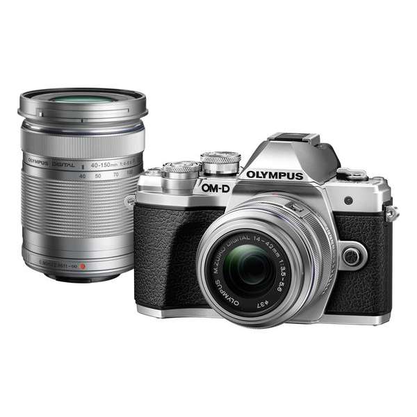 Olympus OM-D E-M10 Mark III + 14-42mm II R + EZ-M 40-150mm R - Zilver