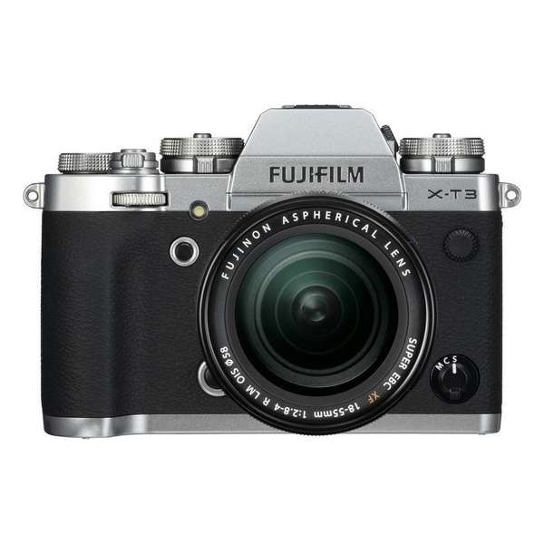 Fujifilm X-T3 + XF 18-55mm OIS - Zilver Fujifilm X-T3 + XF 18-55mm OIS - Zilver