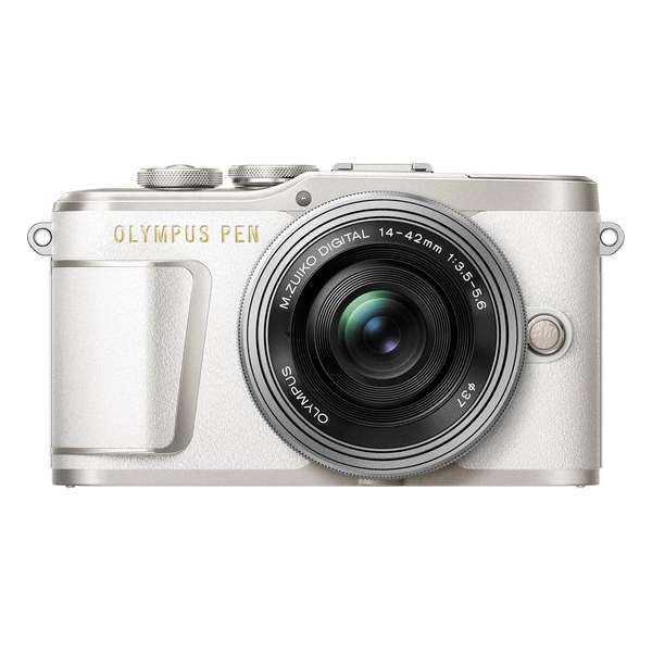 Olympus PEN E-PL9 + EZ-M 14-42mm EZ - Wit/Zilver Olympus PEN E-PL9 + EZ-M 14-42mm EZ - Wit/Zilver