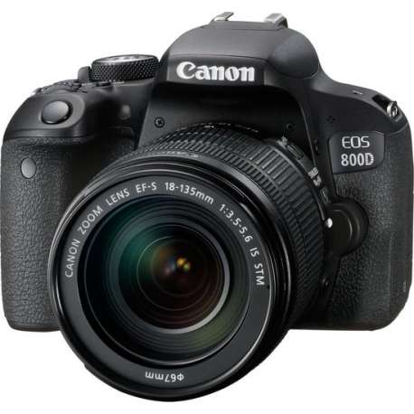 Canon EOS 800D + EF-S 18-135 IS STM - Zwart