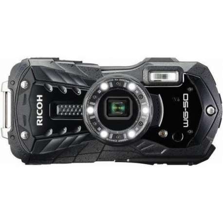 RICOH WG 50 Zwart - Compacte buitenbehuizing van 16 MP + neopreen