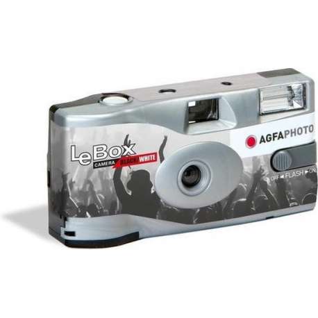 8x Bruiloft/huwelijk wegwerp camera met flitser en 36 zwart/wit fotos - Vrijgezellenfeest zwartwit fotos weggooi fototoestel