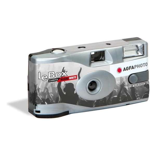 2x Bruiloft/huwelijk wegwerp camera met flitser en 36 zwart/wit fotos - Vrijgezellenfeest zwartwit fotos weggooi fototoestel