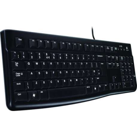Logitech K120 - Toetsenbord - QWERTY US international / Zwart