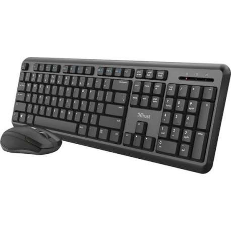 Trust Ody - Stille Draadloos Toetsenbord en Muis - Qwerty