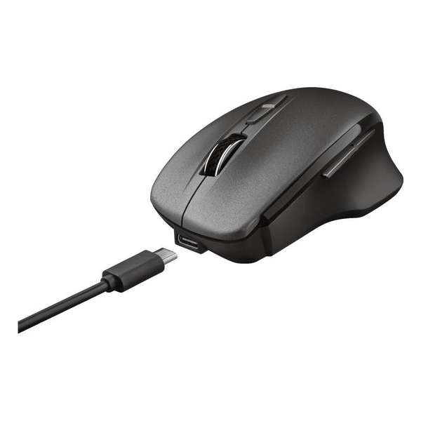 Trust Themo - Draadloze Muis - Zwart Trust Themo - Draadloze Muis - Zwart