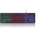 Multimedia toetsenbord "Rainbow" met BackLight