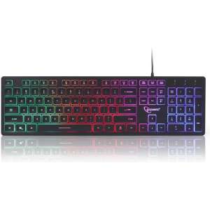 Multimedia toetsenbord "Rainbow" met BackLight