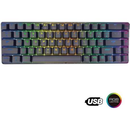 RGB Gaming Toetsenbord - Mechanisch Toetsenbord 60% - Gaming Keyboard 18 verlichtingsmodi