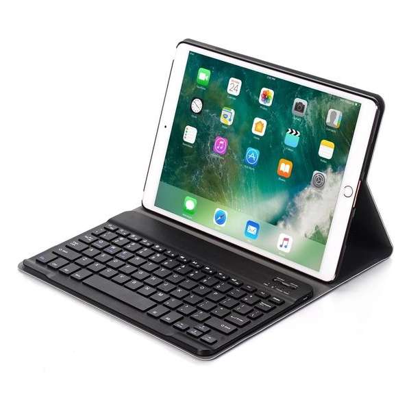 LOUZR iPad Air / Air 2 Bluetooth Keyboard Case Toetsenbordhoes - Zwart