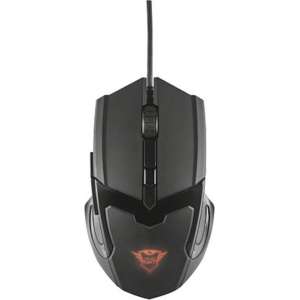 Trust GXT 101 Gav - Gaming Muis - Zwart