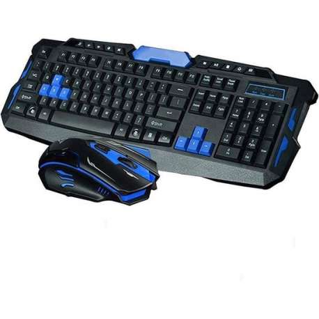 Draadloze toetsenbord muis HK8100 Wireless Keyboard + 2,4 GHz muis met 4 knoppen