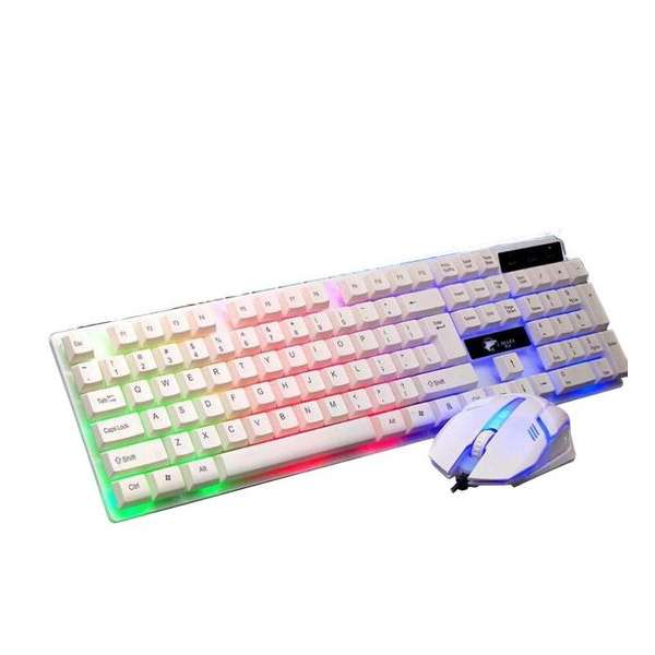 Mechanisch Gaming Toetsenbord - QWERTY - Rainbow LED Verlichting - RGB - 104 Keys + Muis Gamer Mechanisch Gaming Toetsenbord - QWERTY - Rainbow LED Verlichting - RGB - 104 Keys + Muis Gamer