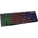 Silvergear Gaming Toetsenbord met RGB LED Verlichting - QWERTY - Bedraad - Zwart