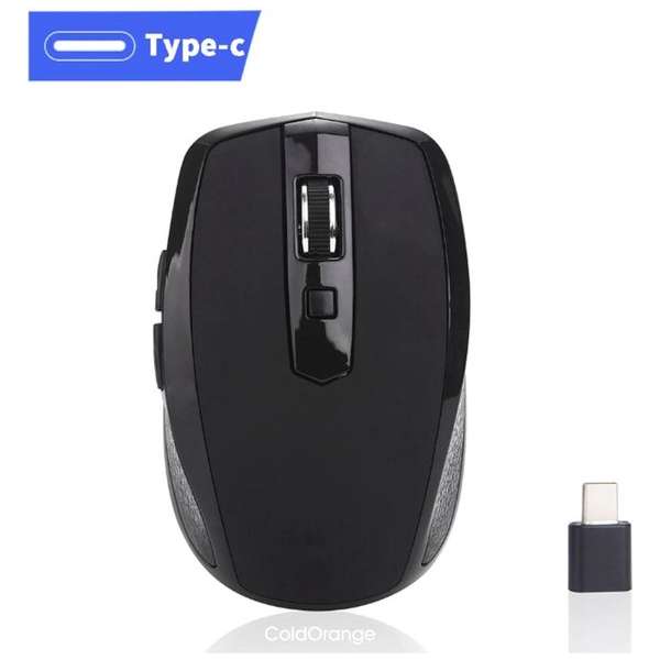 Draadloze Muis | USB-C Ontvanger | Zwart Draadloze Muis | USB-C Ontvanger | Zwart