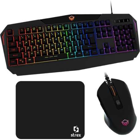 Gaming Set | Toetsenbord | Muis | Muismat | 3 In 1 Combo