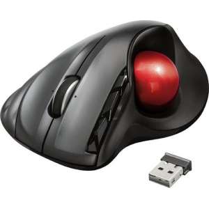 Trust Sferia - Draadloze Ergonomische Trackball Muis / Zwart