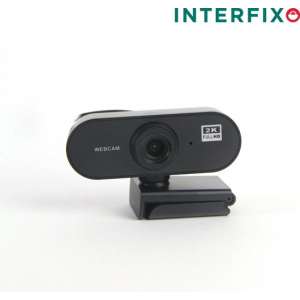 2K Webcam Voor PC  - Mac via USB | Geschikt Voor Windows & Apple | Full HD | Camera | 1080p | TV | webcam Cover |
