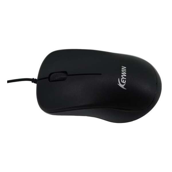 Computer Muis met draad Keywin KW-08 snoer - computermuis - Laptop met 3 toetsen en 1000 DPI