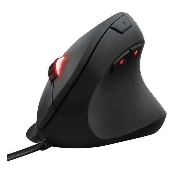 Trust GXT 144 Rexx - Verticale Gaming Muis - Ergonomisch / Zwart