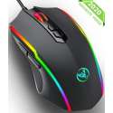 Nince Illumination Gaming Muis van Hoge kwaliteit 100 - 7200 DPI - Mac / Windows - Game muis Ergonomisch design -