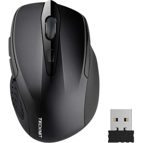 TeckNet Pro 2.4G Draadloze Muis, M3 | 2600DPI | Grijs