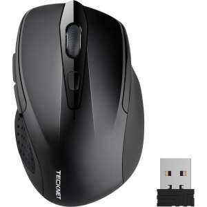 TeckNet Pro 2.4G Draadloze Muis, M3 | 2600DPI | Zwart