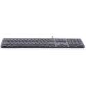 Gembird - Slimline "chocolate" toetsenbord USB - Zwart
