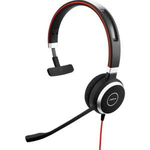 Jabra Evolve 40 UC Mono Monauraal Hoofdband Zwart hoofdtelefoon