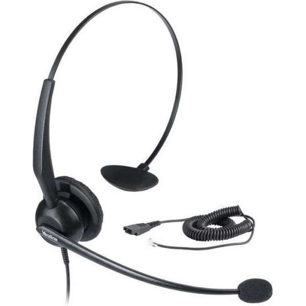 Yealink YHS32 Monauraal Hoofdband Zwart hoofdtelefoon