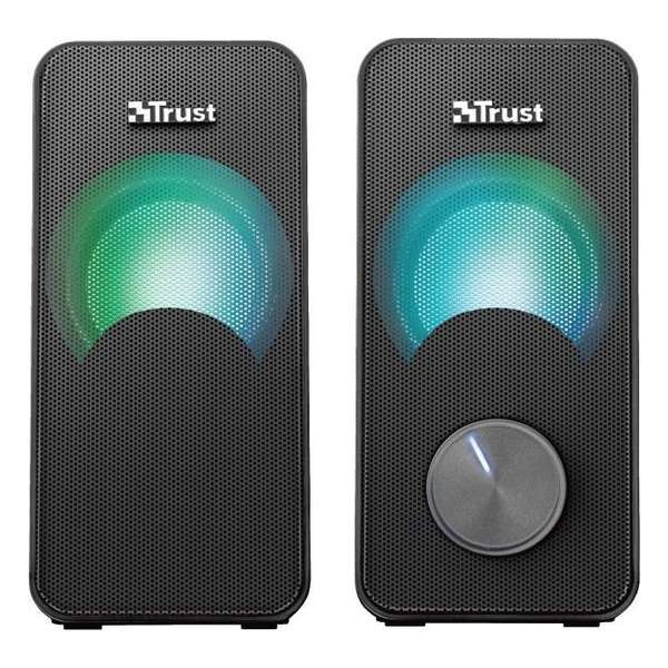 Trust Arys - Compacte 2.0 RGB Speaker - Zwart
