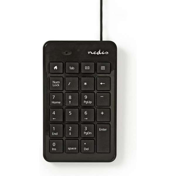 Nedis Bedraad Numeriek Toetsenbord - USB - Zwart Nedis Bedraad Numeriek Toetsenbord - USB - Zwart