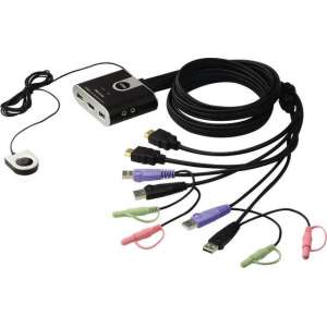 Aten CS692 KVM-switch Zwart