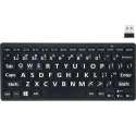 Silvergear Draadloos Toetsenbord - Dun - Grote Letters - USB Receiver of Bluetooth - Zwart