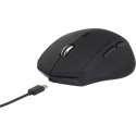 Renkforce RF-FM-CHARGE1 Draadloze muis Optisch Oplaadbaar Zwart